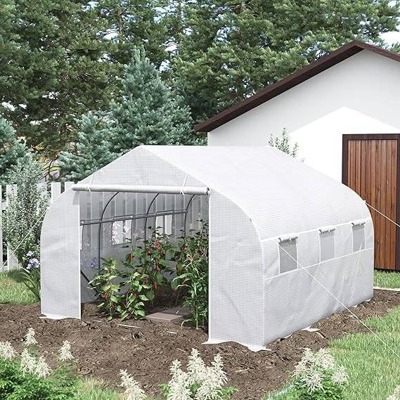 11.5'x10'x6.5' Greenhouse with Steel Frame