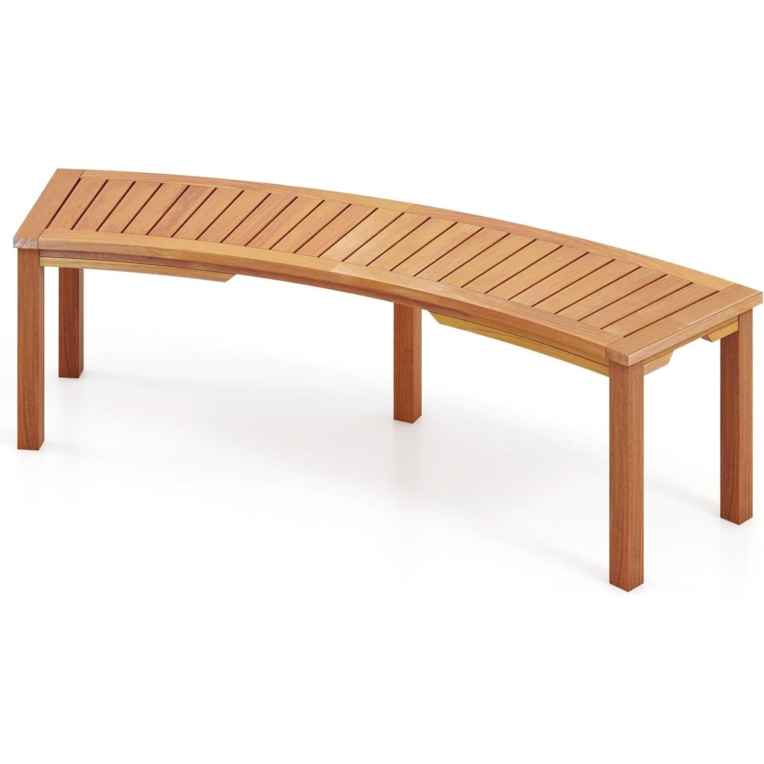 2-Person Outdoor Wooden Garden Bench