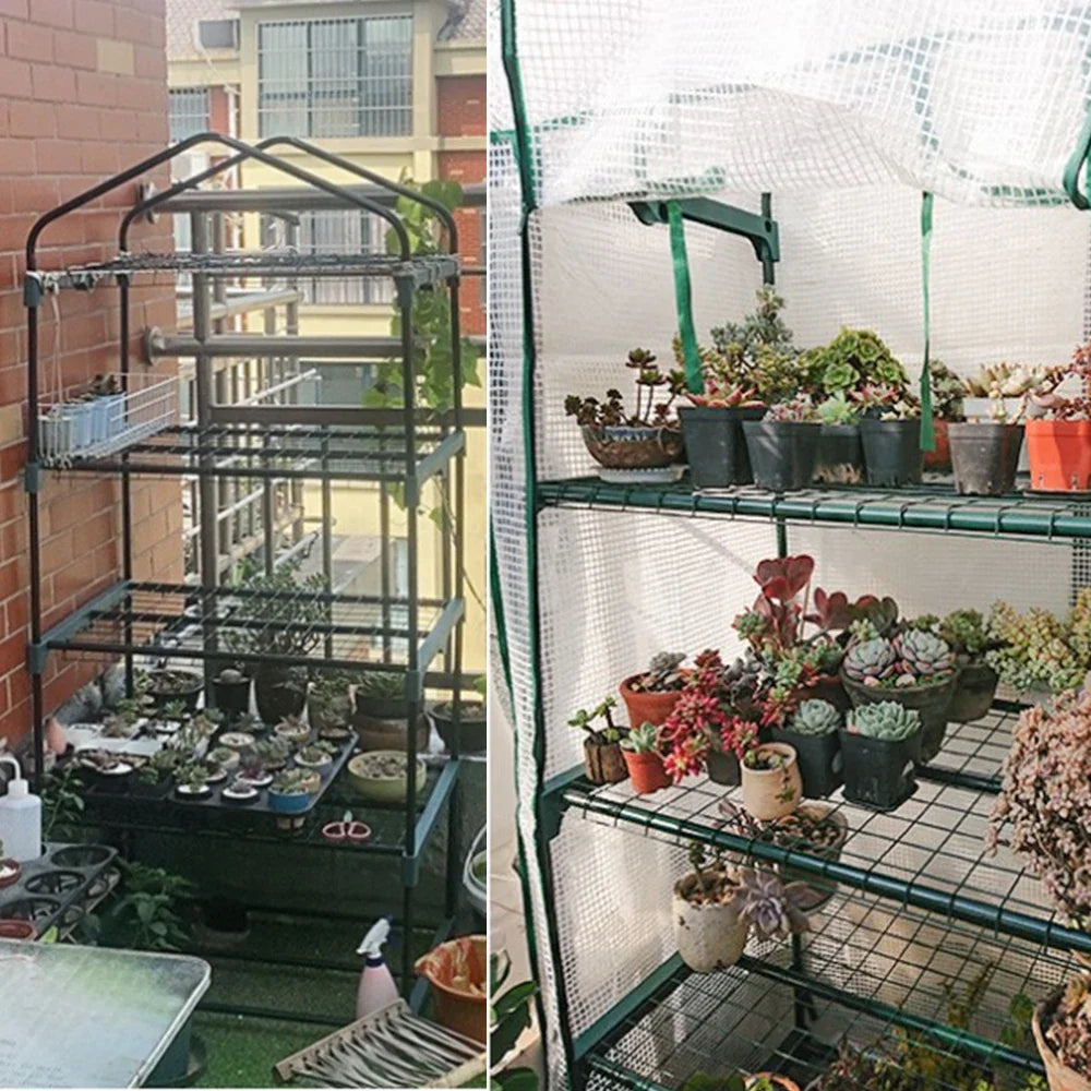 Mini Portable Greenhouse with Frame