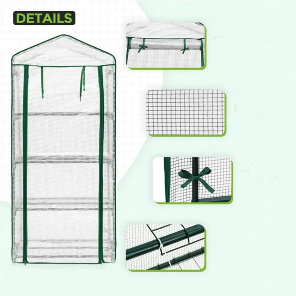 Mini Portable Greenhouse with Frame